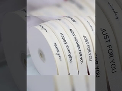 de algodón con cinta impresa