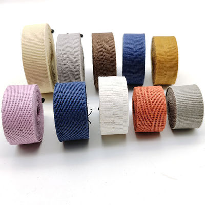 GRS Herribone Papel tejido cinta rollo patrón plano de colores variados sólido
