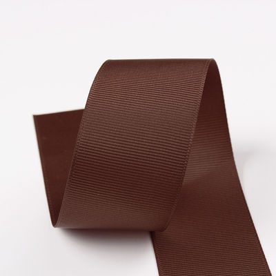 3mm-100mm Banda de poliéster de grano grueso de colores variados para envolver regalos y artesanías DIY