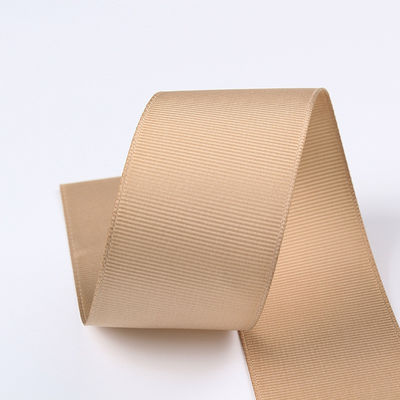 3mm-100mm Banda de poliéster de grano grueso de colores variados para envolver regalos y artesanías DIY