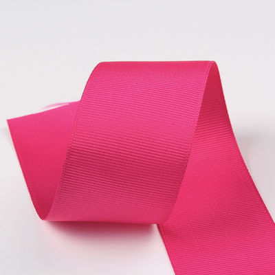 3mm-100mm Banda de poliéster de grano grueso de colores variados para envolver regalos y artesanías DIY