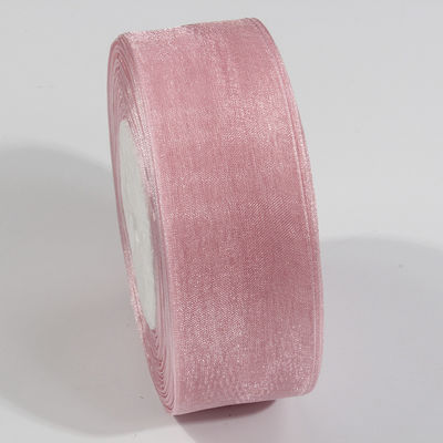 2.5cm de poliéster cinta de órgano para arcos de bricolaje o decoración de bodas o envoltura de pasteles