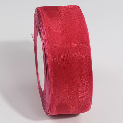 2.5cm de poliéster cinta de órgano para arcos de bricolaje o decoración de bodas o envoltura de pasteles
