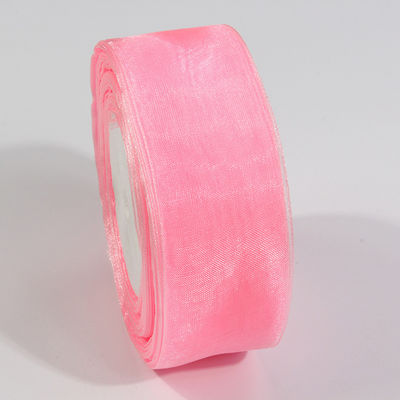 2.5cm de poliéster cinta de órgano para arcos de bricolaje o decoración de bodas o envoltura de pasteles