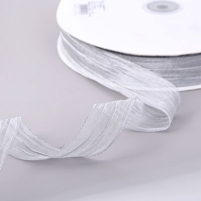 Envase de regalo 25 mm cinta de órgano Corea 2,5 cm cinta de alambre transparente