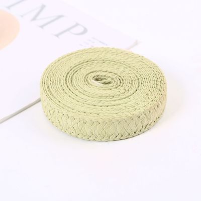 Certificado FSC cinta de papel tejido de Raffia cinta de papel de regalo de embalaje ecológico