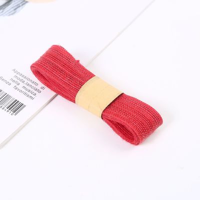 Cinturón de rebanada de jute de color rojo y verde de orange, de uso múltiple, de rebanada de rebanada fina