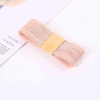 Cinturón de rebanada de jute de color rojo y verde de orange, de uso múltiple, de rebanada de rebanada fina