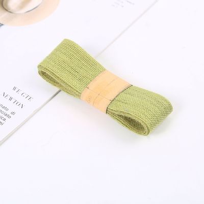 Cinturón de rebanada de jute de color rojo y verde de orange, de uso múltiple, de rebanada de rebanada fina