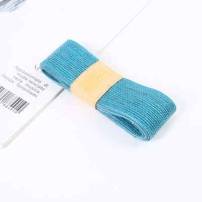 Cinturón de rebanada de jute de color rojo y verde de orange, de uso múltiple, de rebanada de rebanada fina