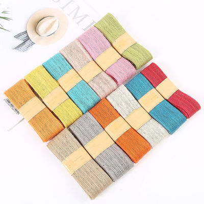 Cinturón de rebanada de jute de color rojo y verde de orange, de uso múltiple, de rebanada de rebanada fina