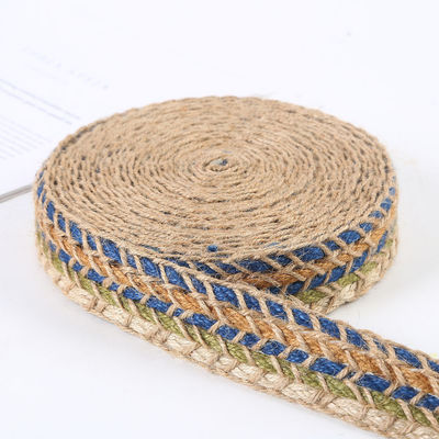 Cinturón de rebanada de jute trenzado de rebanada de oro retro para prendas