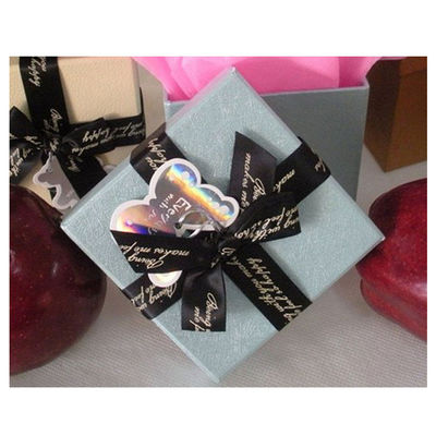 ISO9001 Arcos de regalo elásticos Arco de cinta personalizado con bucle elástico