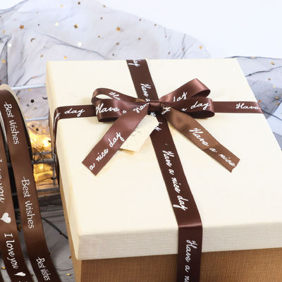 ISO9001 Arcos de regalo elásticos Arco de cinta personalizado con bucle elástico