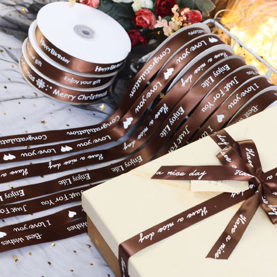 ISO9001 Arcos de regalo elásticos Arco de cinta personalizado con bucle elástico