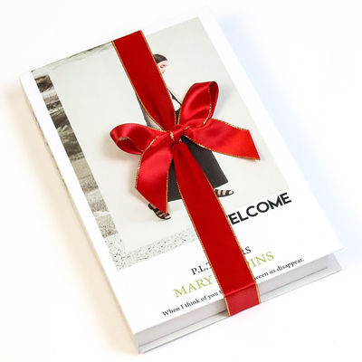 Arcos elásticos preligados rojos para cajas Arco de cinta decorativo OEM