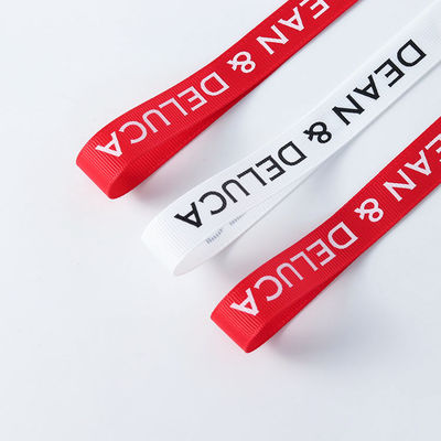 Tinta de logotipo personalizada Impresa con cinta de poliéter de grano grueso para embalaje de regalos