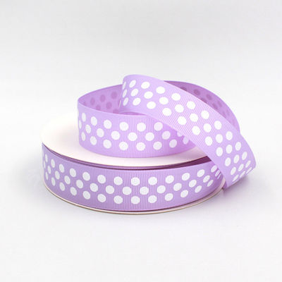 Punto Personalizado Impreso Cinta Grosgrain Verde ODM Naranja Cinta Grosgrain