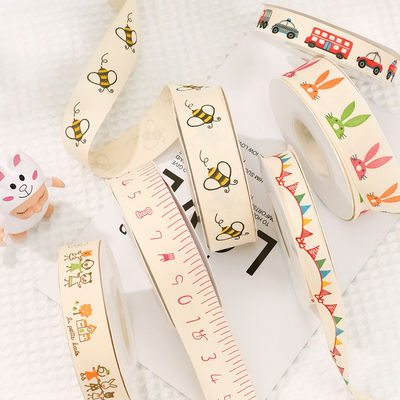 Cinturón de regalo personalizado de dibujos animados 1cm-2.5cm Cinturón de impresión animal Blanco