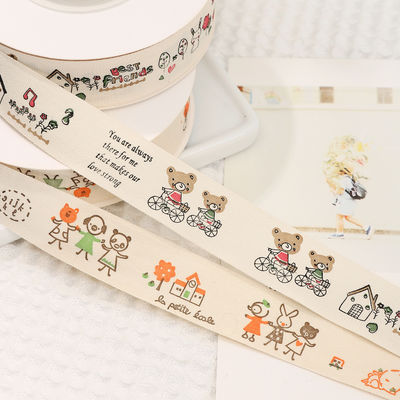 Cinturón de regalo personalizado de dibujos animados 1cm-2.5cm Cinturón de impresión animal Blanco