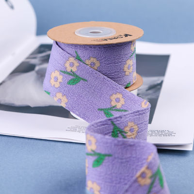 OEM Blossom Flower Art cinta impresa de 40 mm cinta personalizada con logotipo