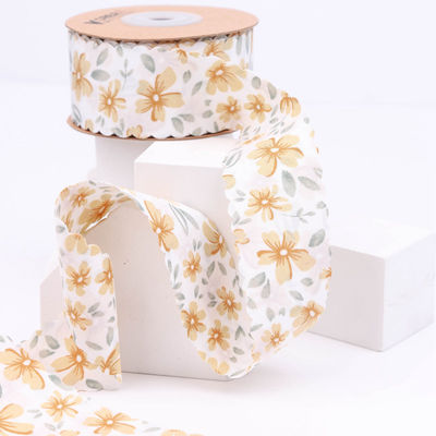 Cinturón floral personalizado de grano grueso Cinturón de borde de tejido para embalaje de regalos
