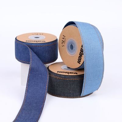 OEM ODM Blue Denim Jeans cinta 12mm-38mm cinta para los vaqueros