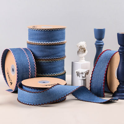 Decoración de prendas de vestir Jeans cinta de 38 mm doble cara borde de tejido