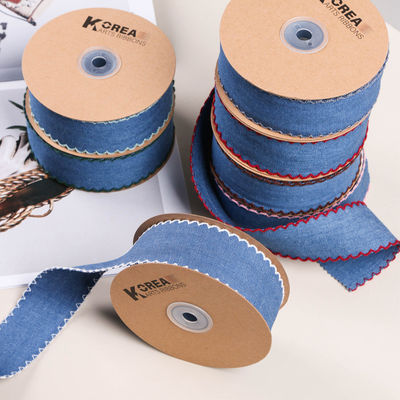Decoración de prendas de vestir Jeans cinta de 38 mm doble cara borde de tejido