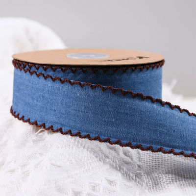 Decoración de prendas de vestir Jeans cinta de 38 mm doble cara borde de tejido
