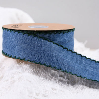 Decoración de prendas de vestir Jeans cinta de 38 mm doble cara borde de tejido