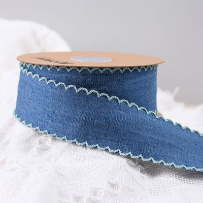Decoración de prendas de vestir Jeans cinta de 38 mm doble cara borde de tejido