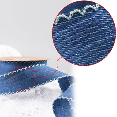 Decoración de prendas de vestir Jeans cinta de 38 mm doble cara borde de tejido