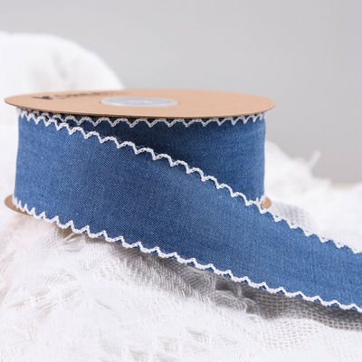 Decoración de prendas de vestir Jeans cinta de 38 mm doble cara borde de tejido