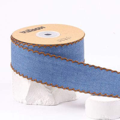 Decoración de prendas de vestir Jeans cinta de 38 mm doble cara borde de tejido