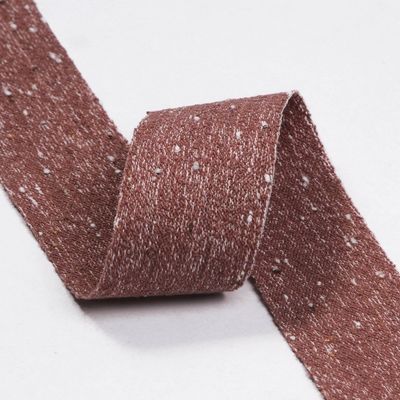Cinturón de lino de algodón de doble cara 6mm-40mm Rollos de cinta personalizados OEM