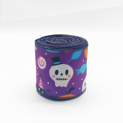 Cute dibujos animados de Halloween cinta de cable 63mm Festival de Halloween cinta de granos
