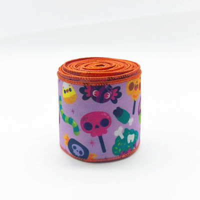 Cute dibujos animados de Halloween cinta de cable 63mm Festival de Halloween cinta de granos