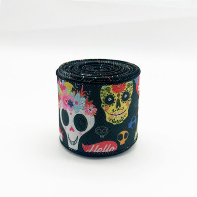 Cute dibujos animados de Halloween cinta de cable 63mm Festival de Halloween cinta de granos