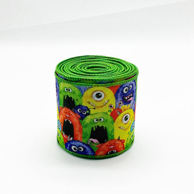 Cute dibujos animados de Halloween cinta de cable 63mm Festival de Halloween cinta de granos