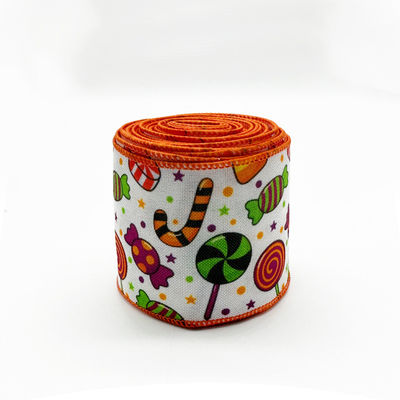 Cute dibujos animados de Halloween cinta de cable 63mm Festival de Halloween cinta de granos
