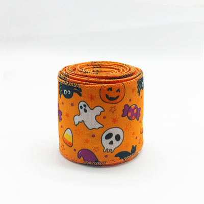 Cute dibujos animados de Halloween cinta de cable 63mm Festival de Halloween cinta de granos