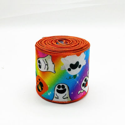 Cute dibujos animados de Halloween cinta de cable 63mm Festival de Halloween cinta de granos