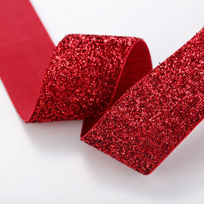 10mm-75mm Cinturón de terciopelo rojo brillante por el patio teñido Técnicas