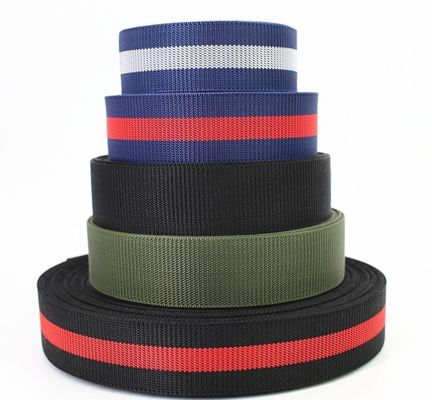 Cintas de polipropileno ligero de 55 mm Cintas a rayas para bolsas