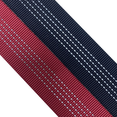 ISO9001 Cintas de polipropileno de 38 mm Cintas de nylon rojo