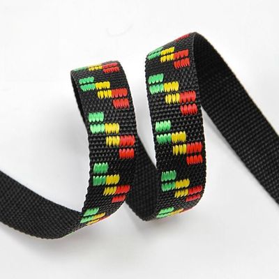500Lbs 25mm de polipropileno para collares para perros negro