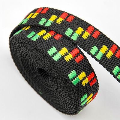 500Lbs 25mm de polipropileno para collares para perros negro