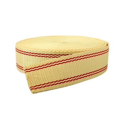 Cinturón amarillo retardante de fuego Cinturón de Kevlar de 2,5 cm