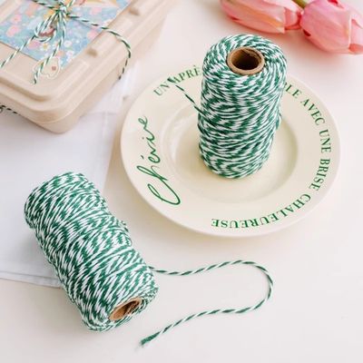DIY 2 hebras de cordón retorcido 550 libras 2 mm Cordón de algodón macrame